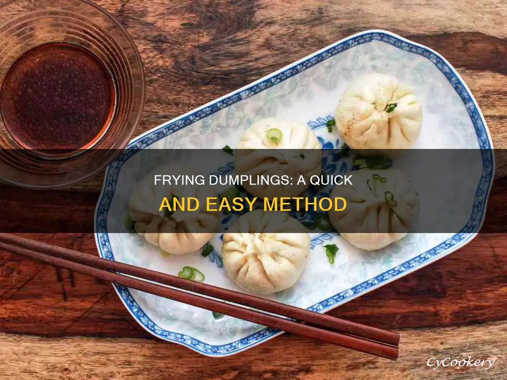 can you cook dumplings in the frying pan