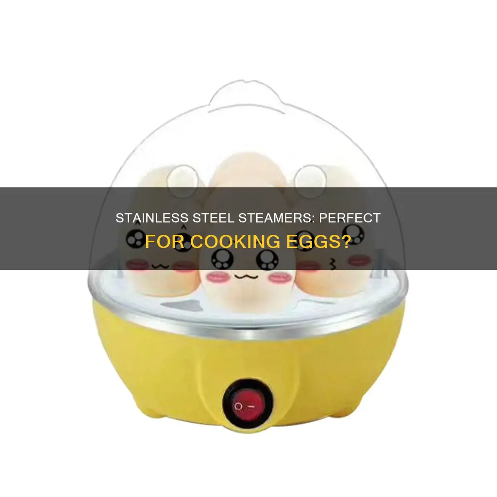 can you cook eggs in a stainless steel steamer