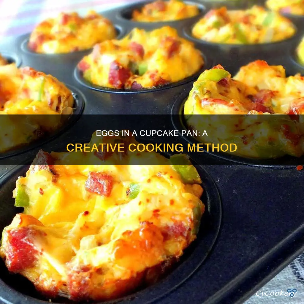 can you cook eggs in cupcke pan in oven