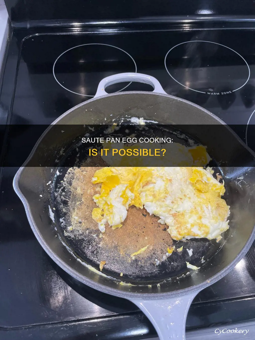 can you cook eggs in saute pan