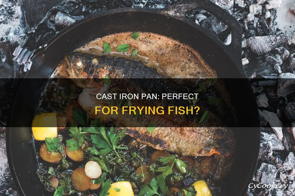 can you cook fish in a cast iron pan