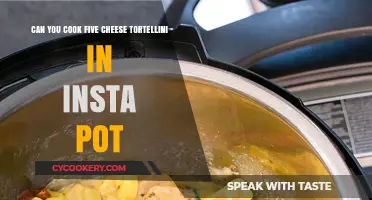 Insta Pot Cooking: Five-Cheese Tortellini Perfection