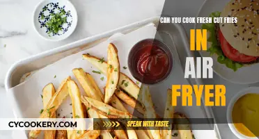 Crispy, Golden Fries: Air Fryer Magic for Fresh Cuts