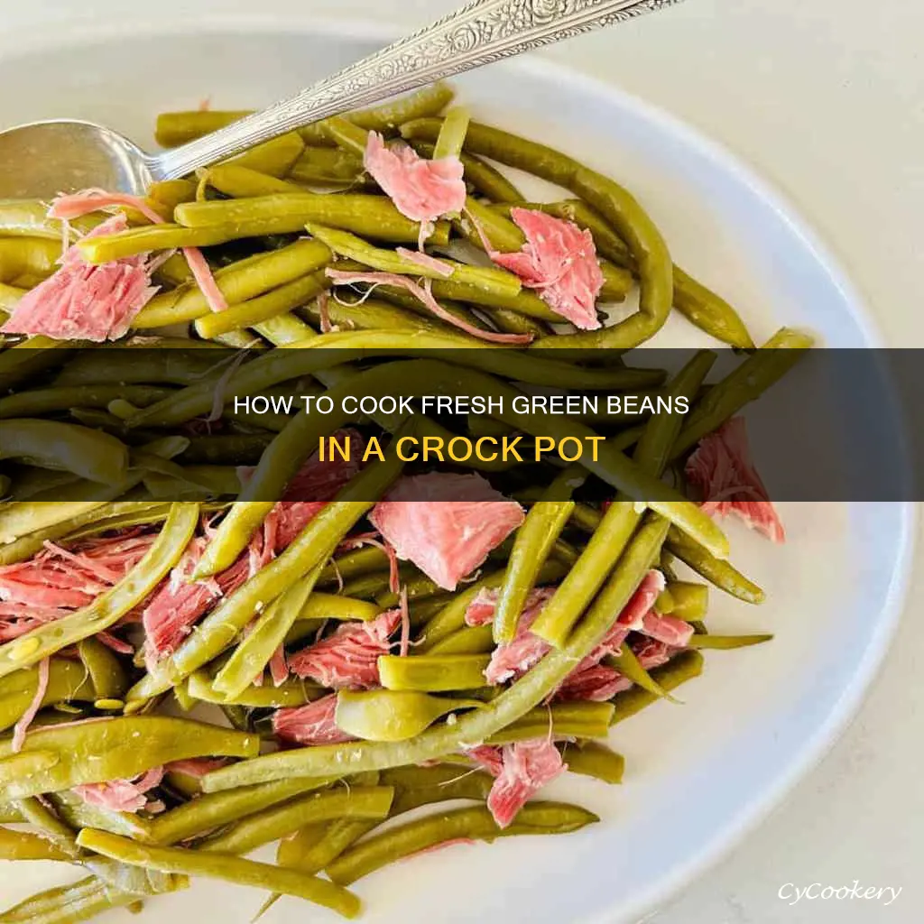can you cook fresh green beans in a crock pot