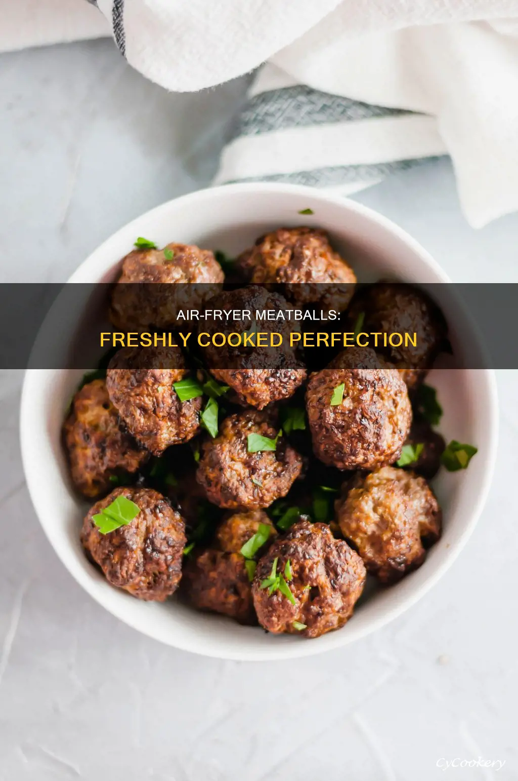 can you cook fresh meatballs in an air fryer
