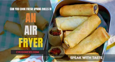 Crispy Spring Rolls: Air Fryer Magic for Fresh Fillings