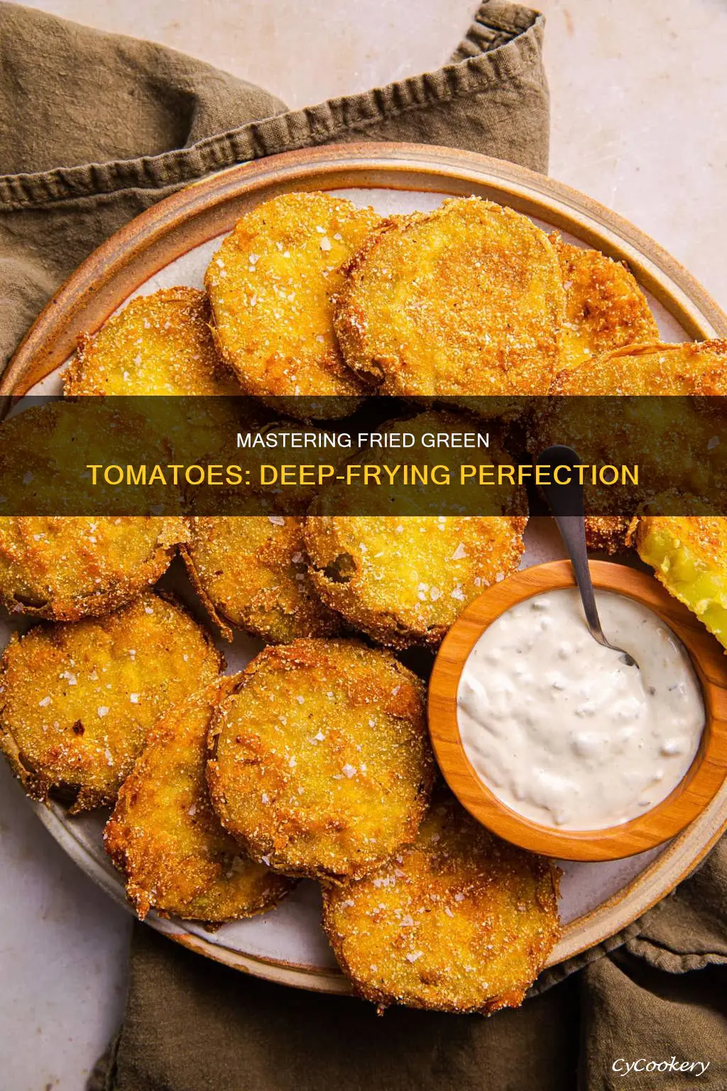 can you cook fried green tomatoes in a deep fryer