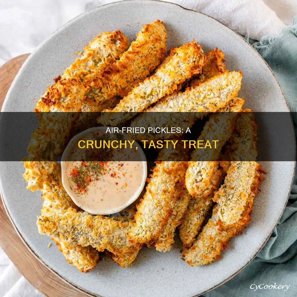 can you cook fried pickles in an air fryer