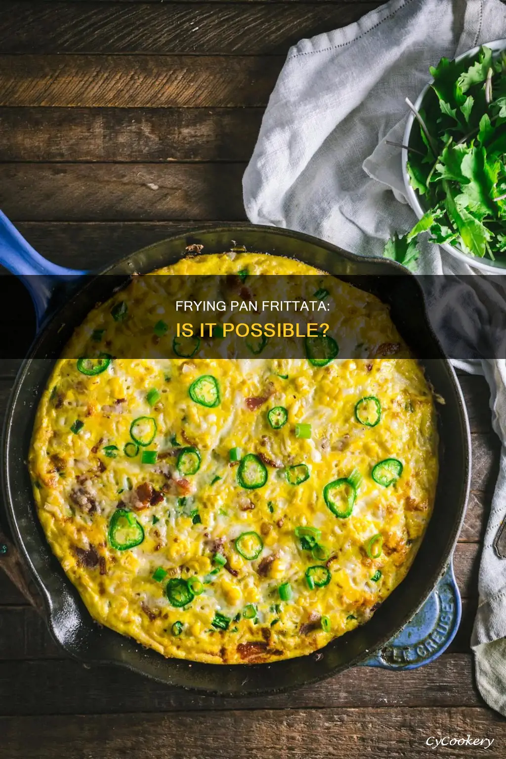 can you cook frittata in a frying pan