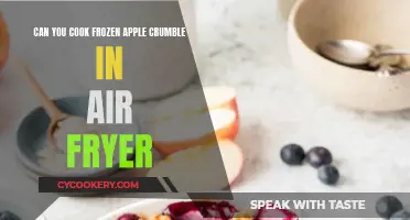 Air Fryer Apple Crumble: Quick and Easy Frozen Treat