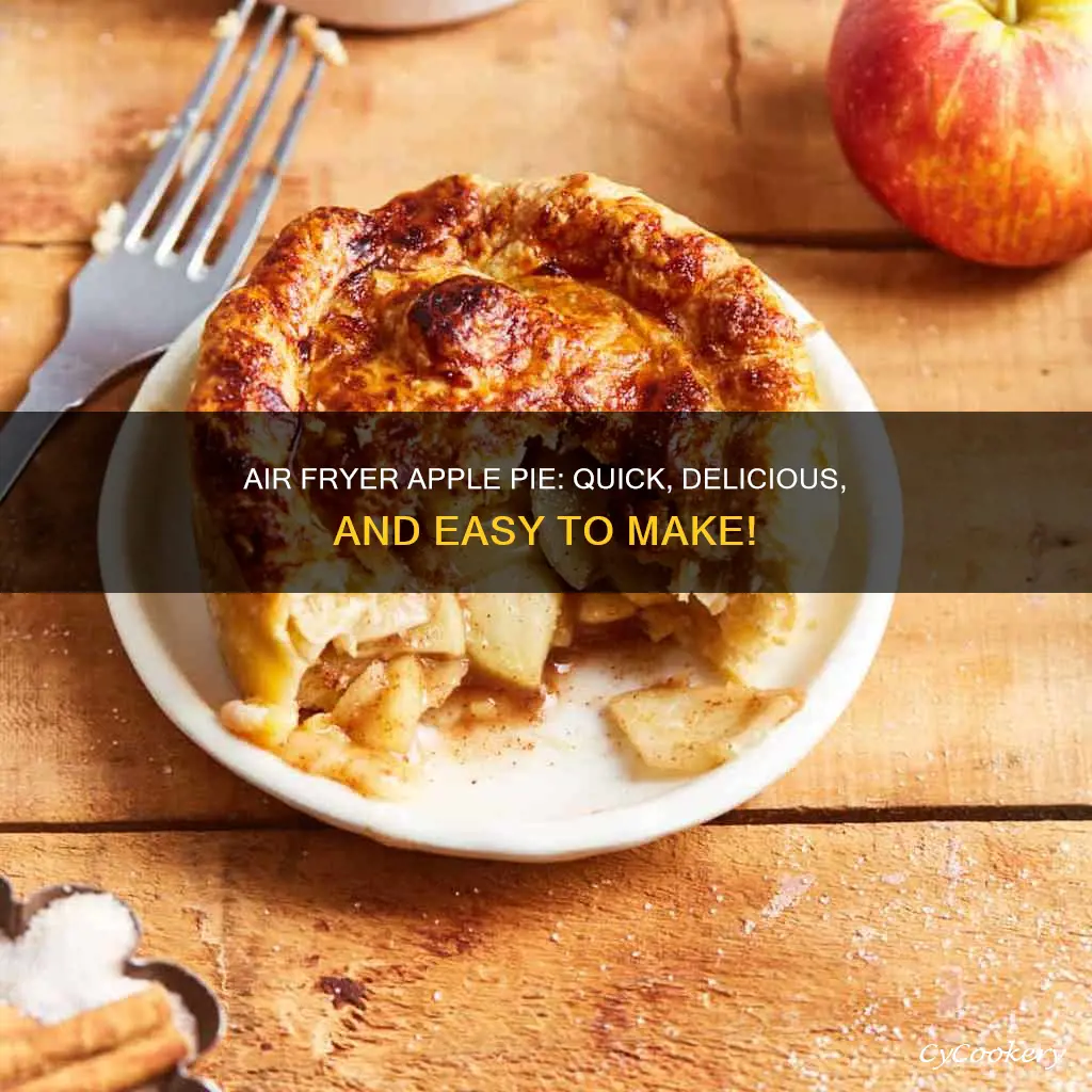 can you cook frozen apple pie in air fryer