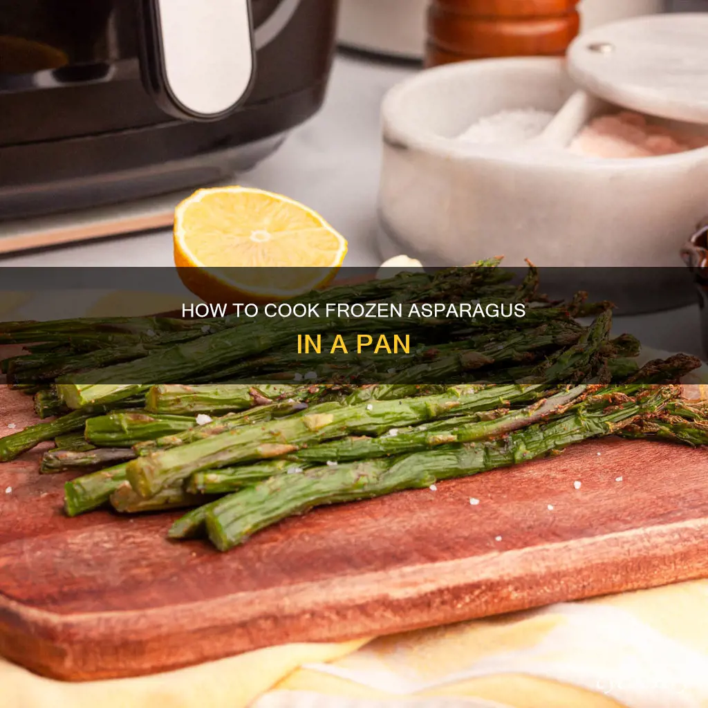 can you cook frozen asparagus in a pan