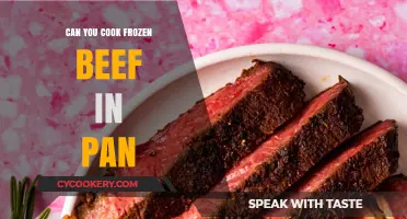 Cooking Frozen Beef: Pan-Seared Perfection
