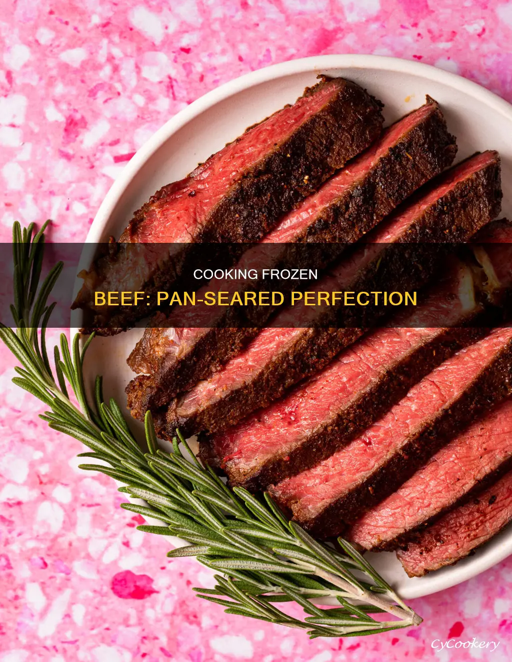 can you cook frozen beef in pan