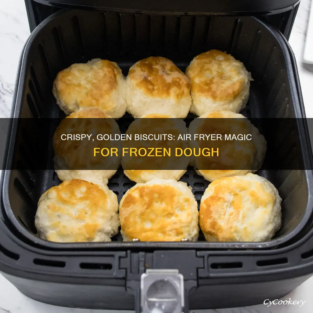 can you cook frozen biscuits in a air fryer