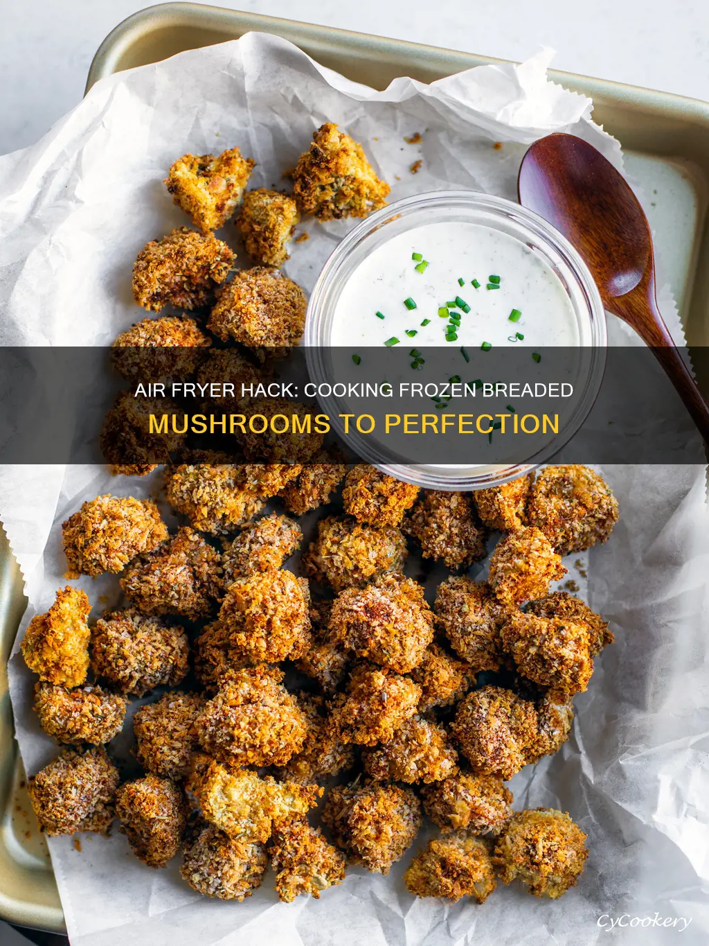 can you cook frozen breaded mushrooms in an air fryer