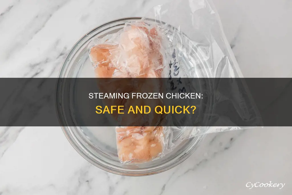 can you cook frozen chicken breast in steamer