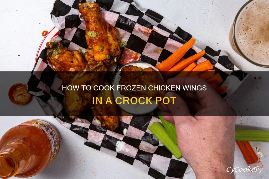 can you cook frozen chicken wings in a crock pot