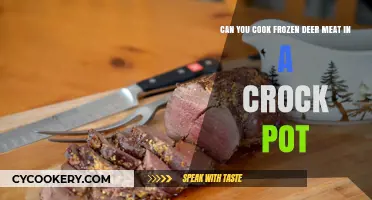Crock Pot Cooking: Frozen Deer Meat Delicacy