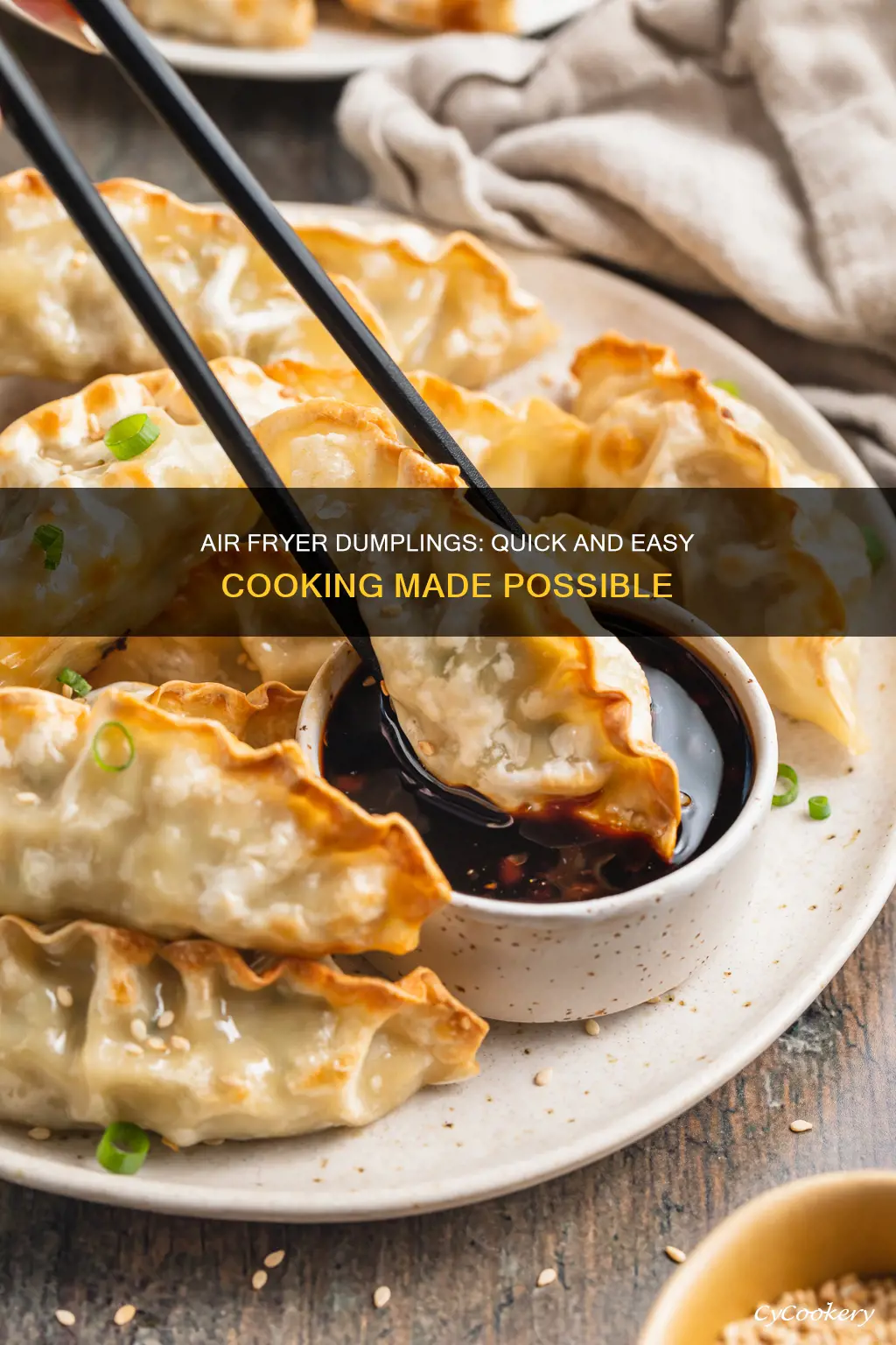 can you cook frozen dumplings in an air fryer