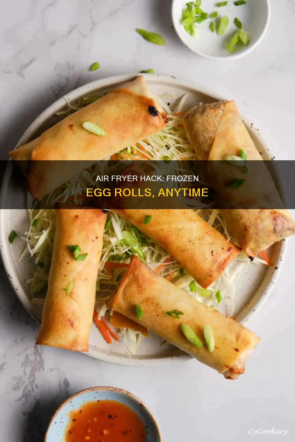 can you cook frozen egg rolls in a air fryer