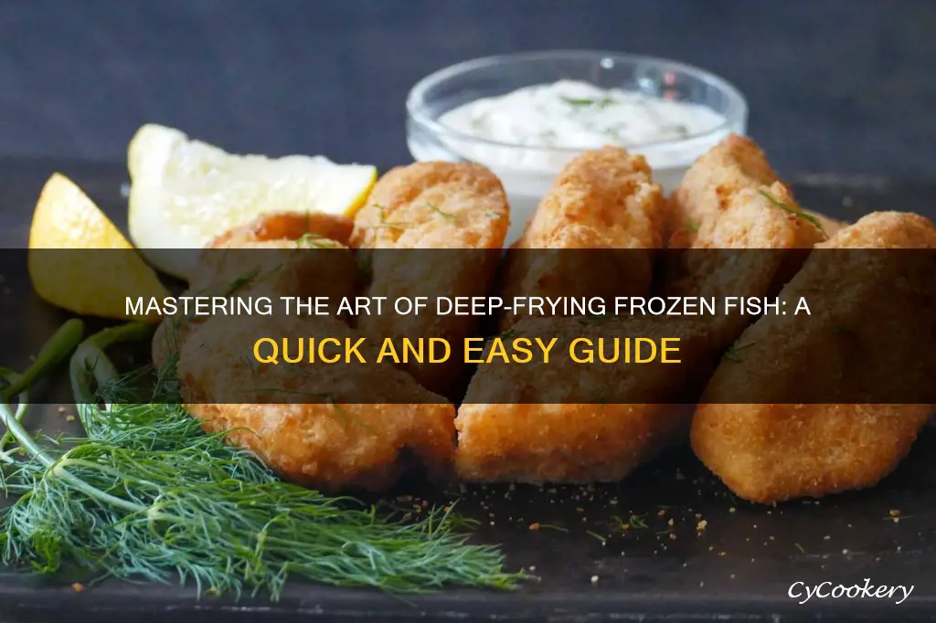 can you cook frozen fish in a deep fryer