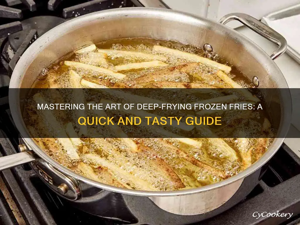 can you cook frozen french fries in a deep fryer