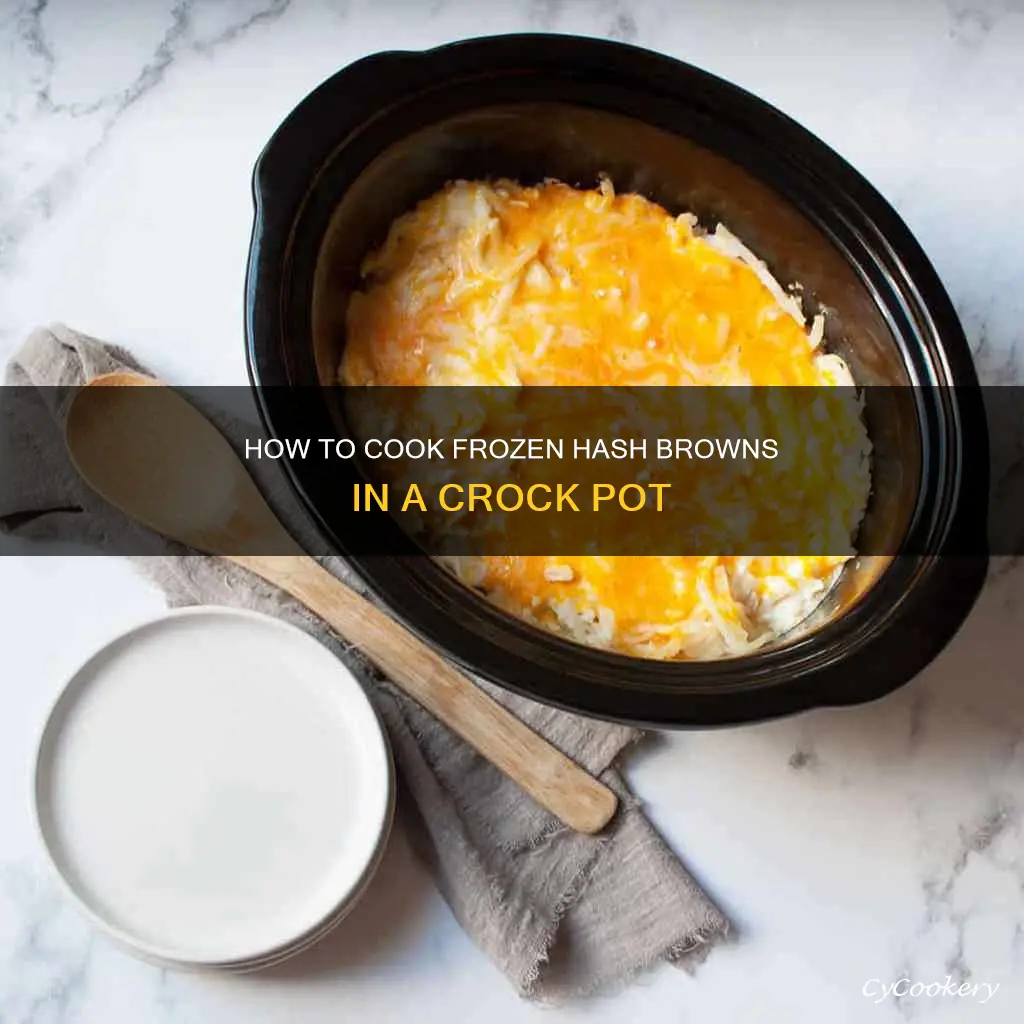 can you cook frozen hash browns in a crock pot