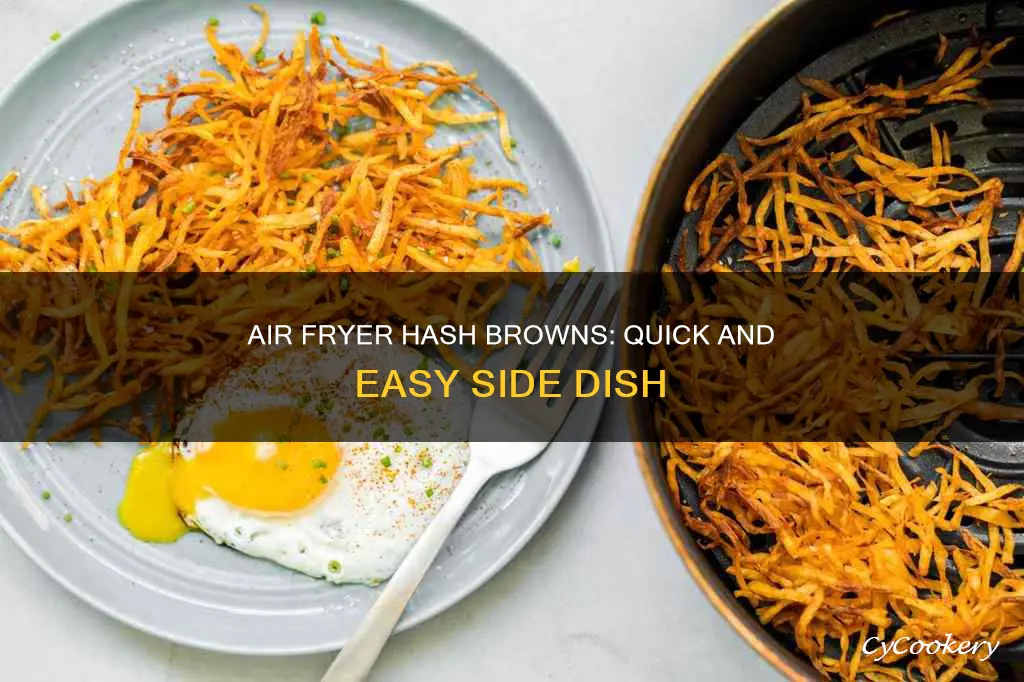 can you cook frozen hashbrowns in air fryer