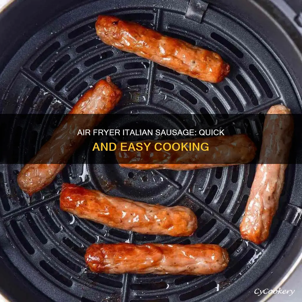 can you cook frozen italian sausage in air fryer