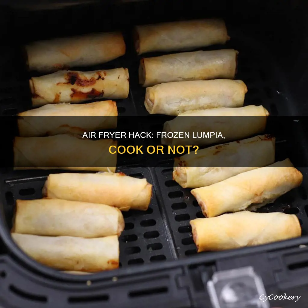 can you cook frozen lumpia in air fryer