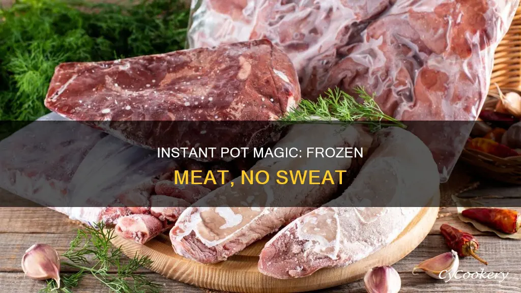 can you cook frozen meat in an onstamt pot