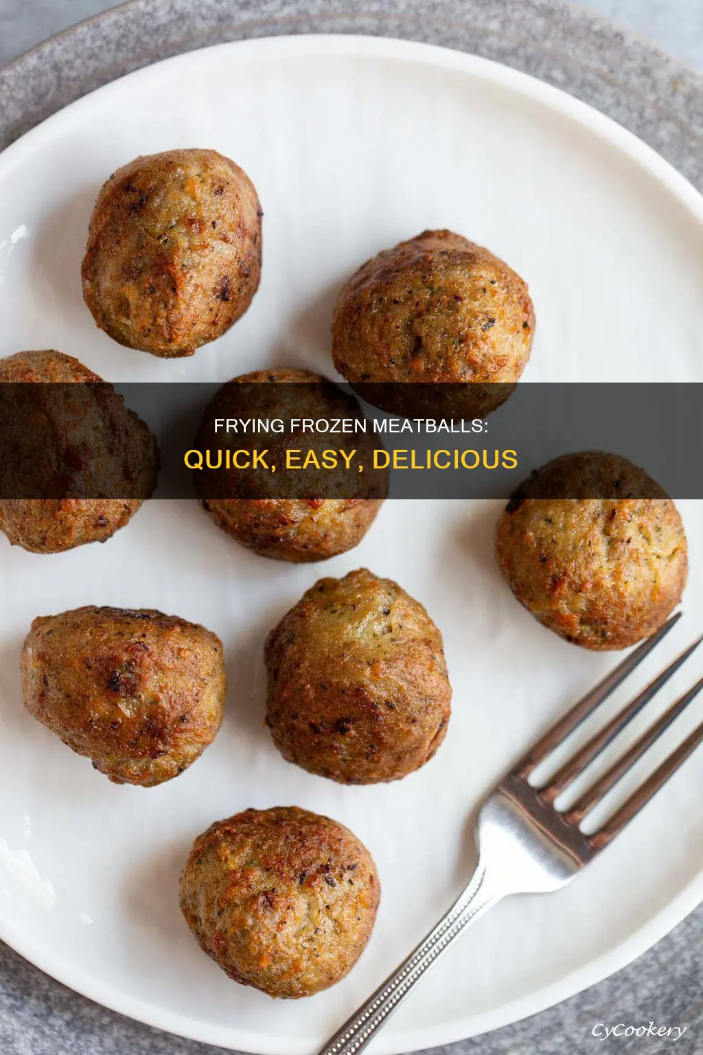 can you cook frozen meatballs in a frying pan
