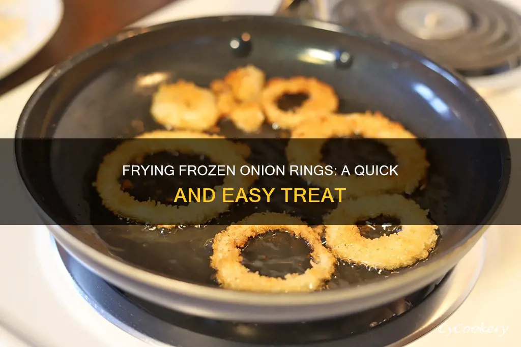 can you cook frozen onion rings in frying pan