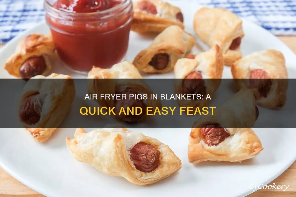 can you cook frozen pigs in blankets in air fryer