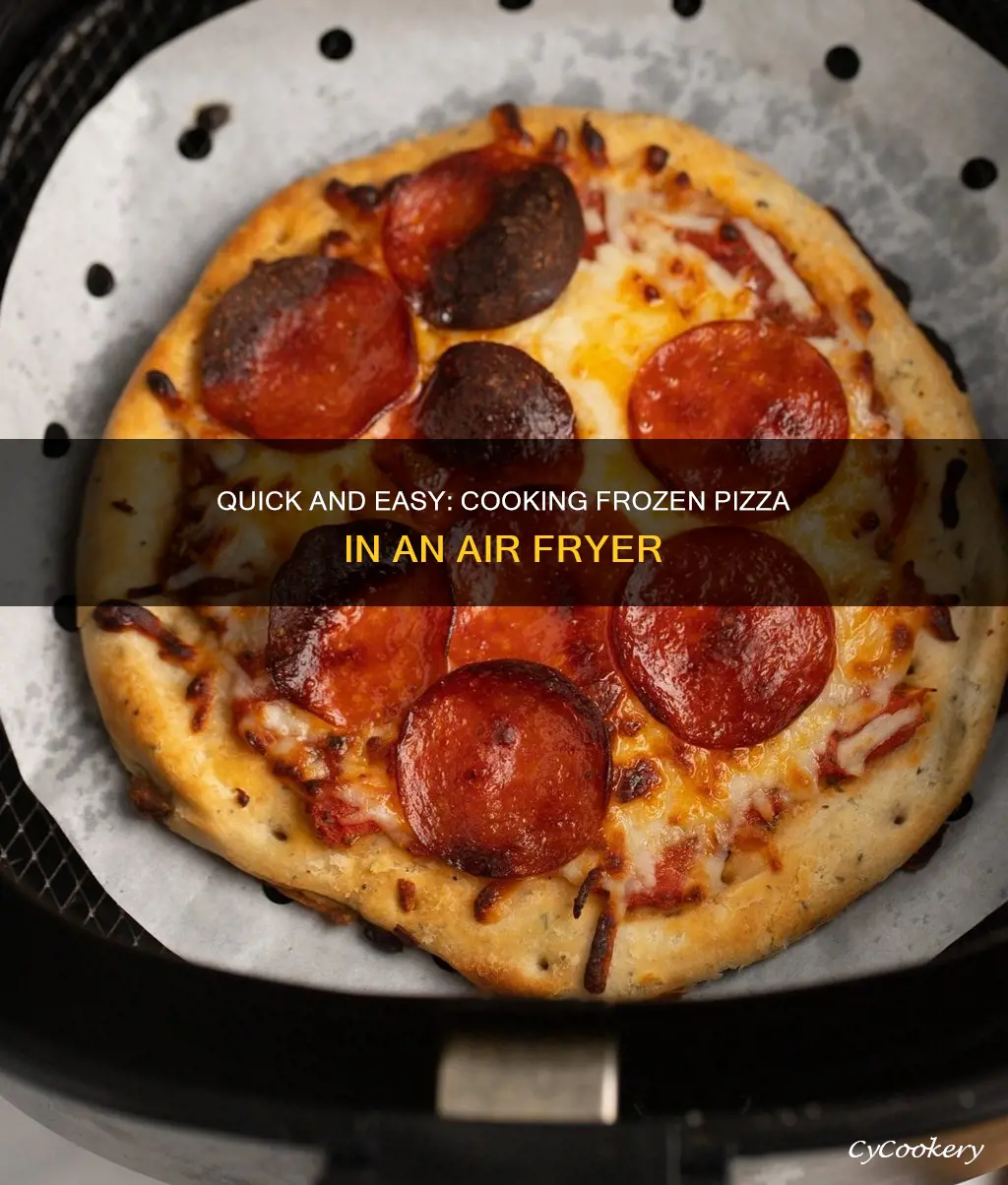 can you cook frozen pizza in a air fryer