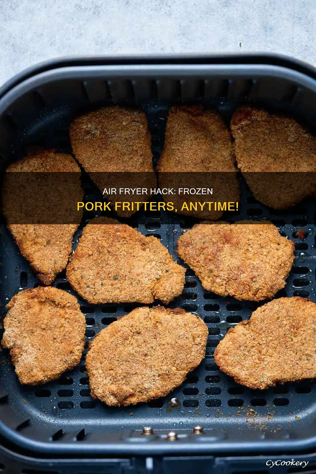 can you cook frozen pork fritters in air fryer
