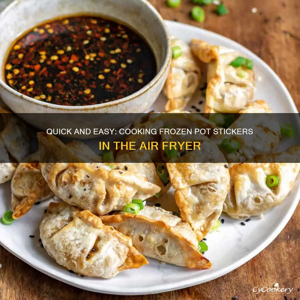 can you cook frozen pot stickers in air fryer