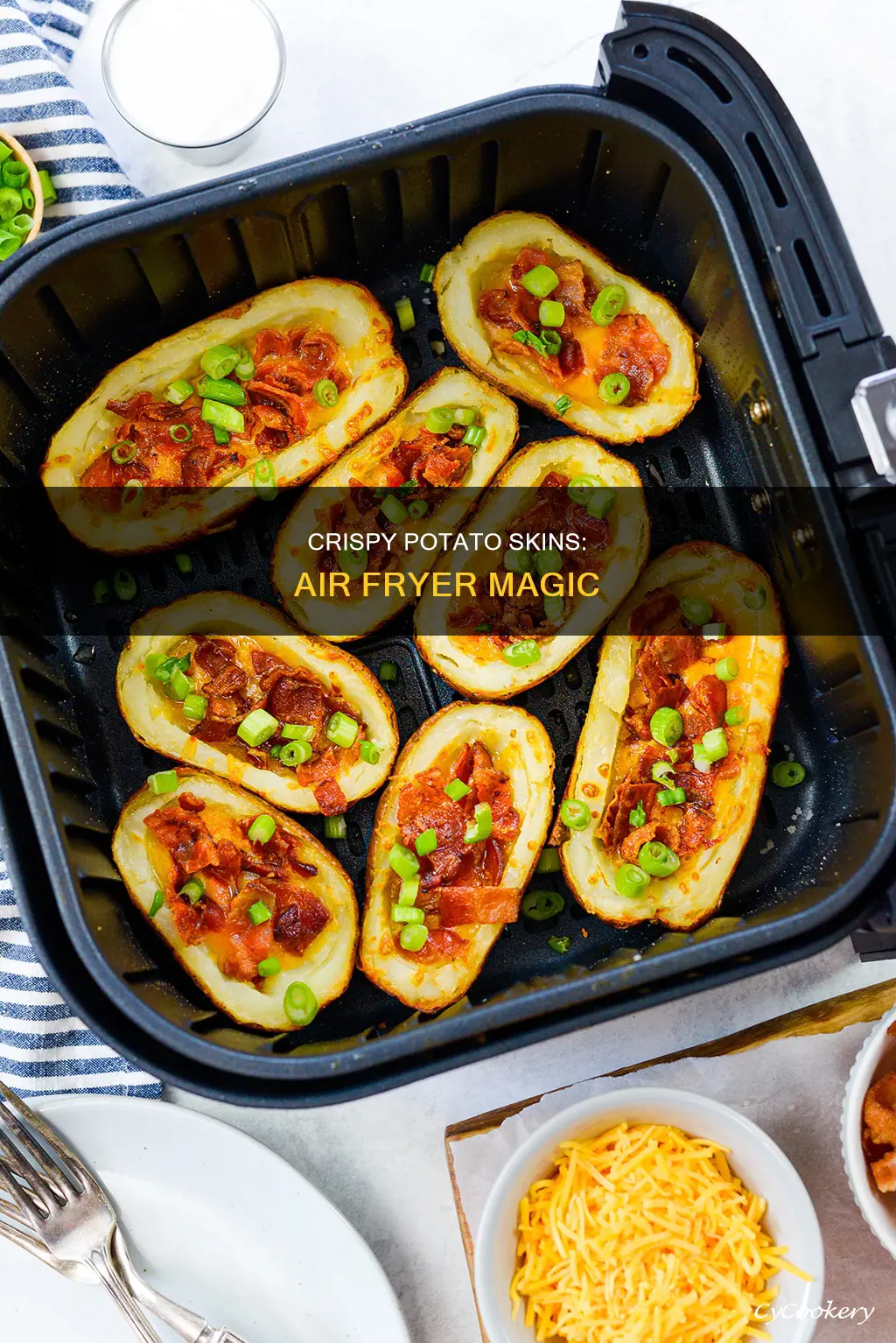 can you cook frozen potato skins in air fryer