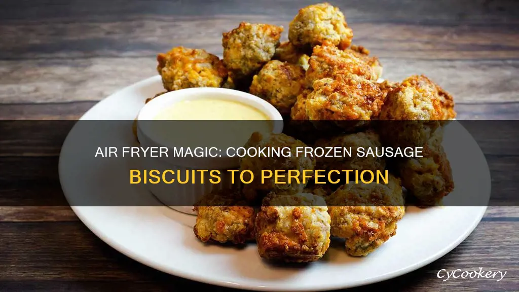 can you cook frozen sausage biscuits in air fryer