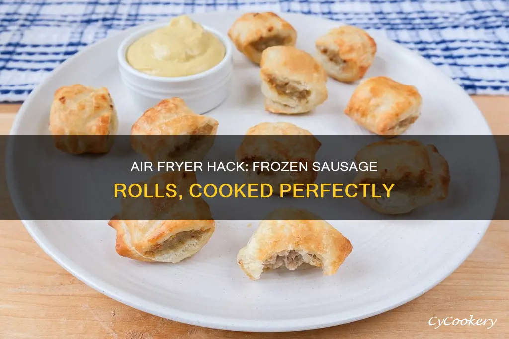 can you cook frozen sausage rolls in air fryer