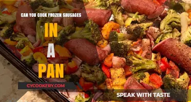How to Cook Frozen Sausages in a Pan