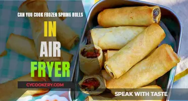 Air Fryer Magic: Cooking Frozen Spring Rolls to Perfection