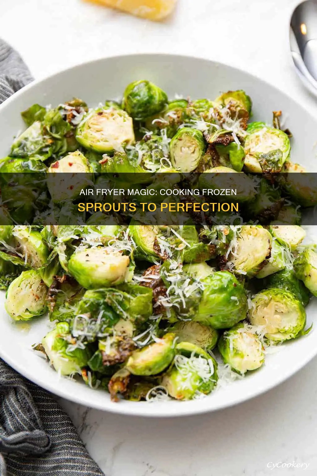 can you cook frozen sprouts in an air fryer