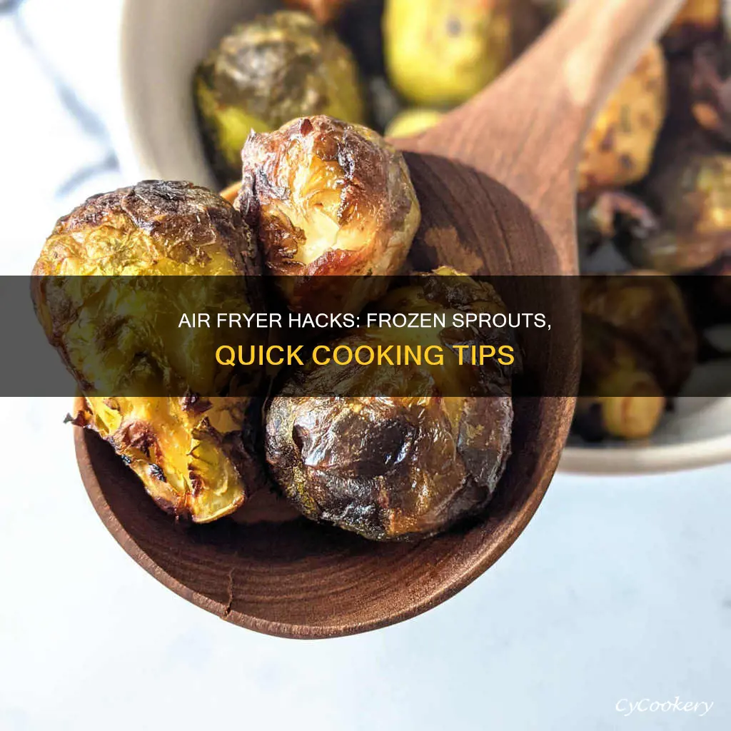 can you cook frozen sprouts in an air fryer