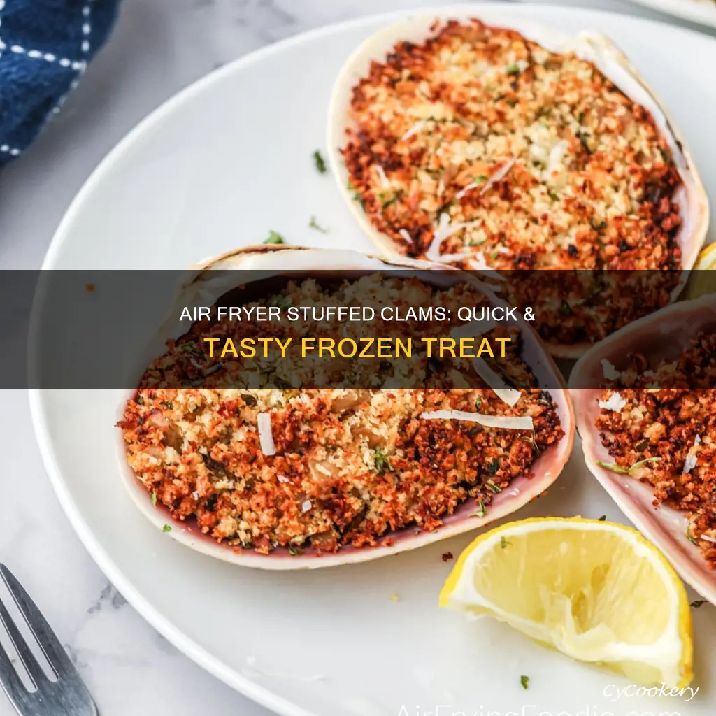 can you cook frozen stuffed clams in an air fryer