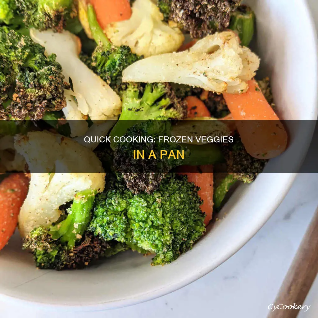 can you cook frozen veggies in a pan