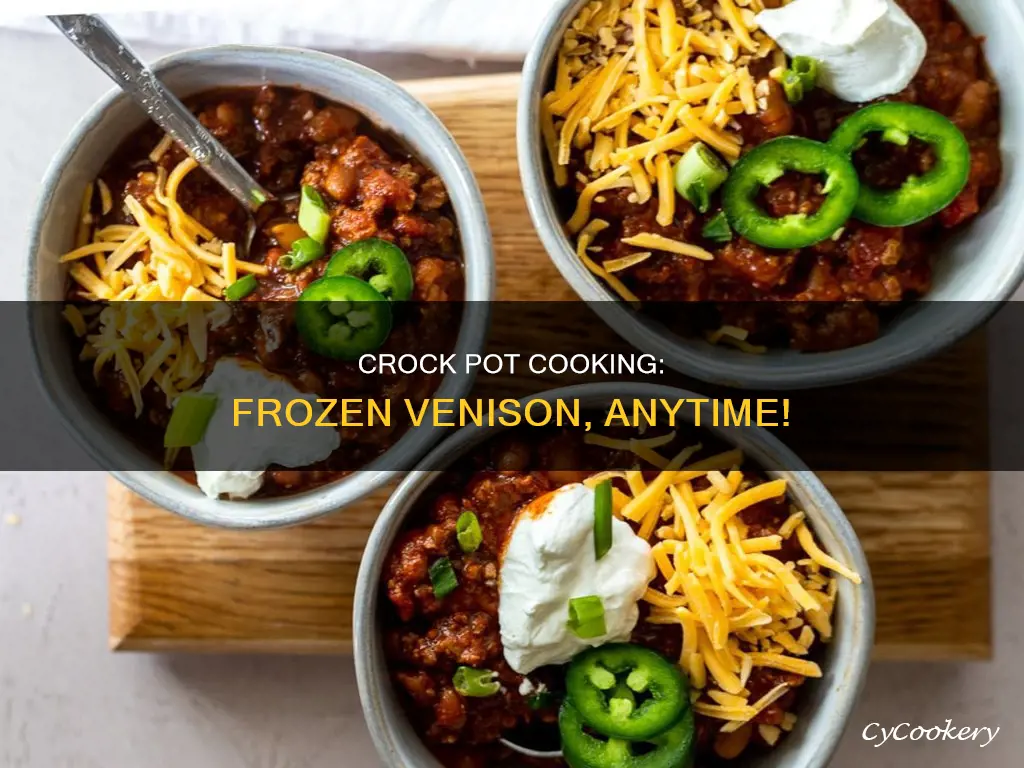 can you cook frozen venison in crock pot