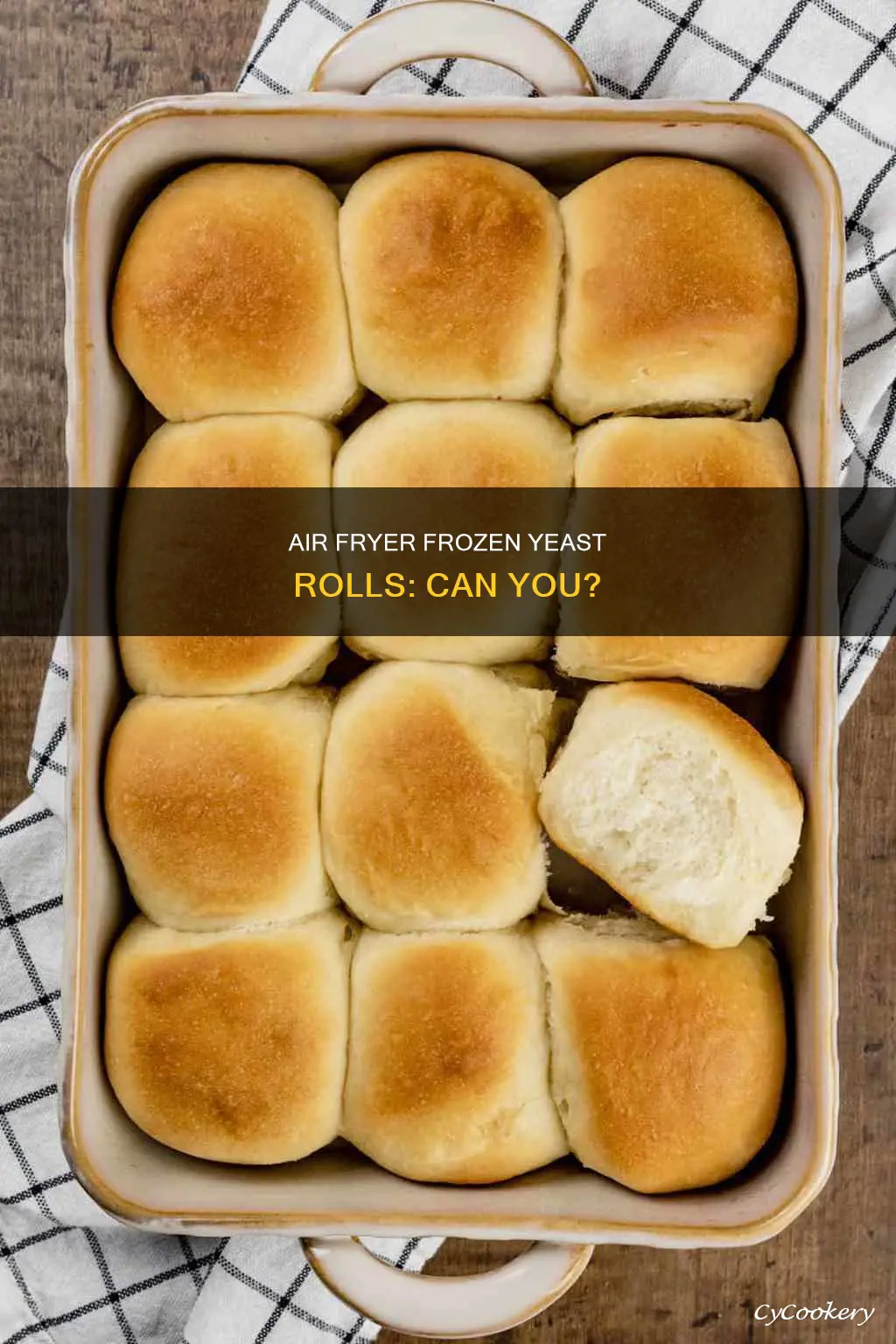 can you cook frozen yeast rolls in air fryer