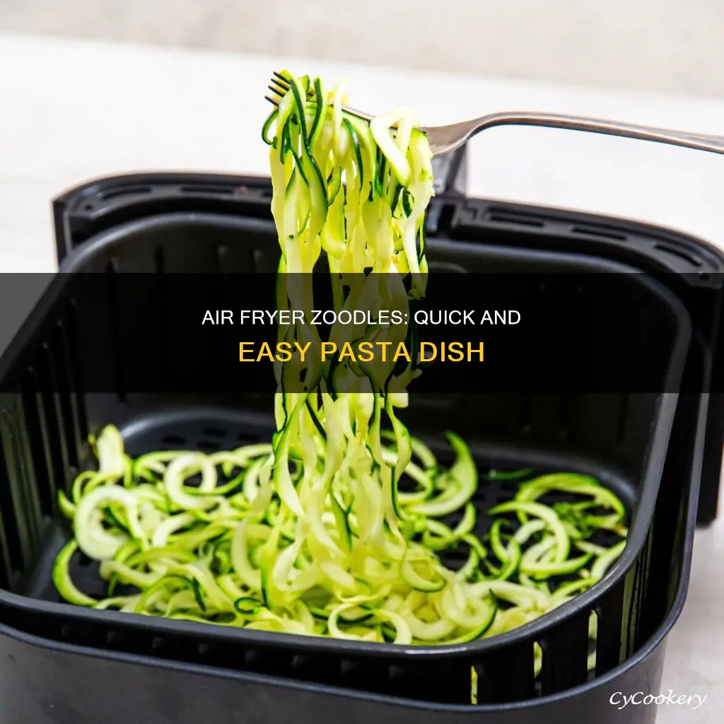 can you cook frozen zoodles in an air fryer